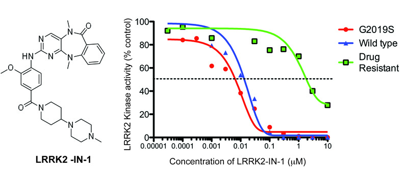 Characterisation of the first selective inhibitor of the Parkinson's disease LRRK2 kinase