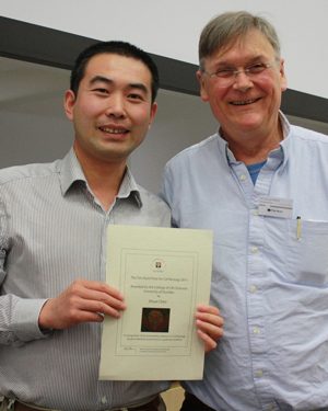 2011 Tim Hunt prize for Cell Biology awarded to Shuai Chen