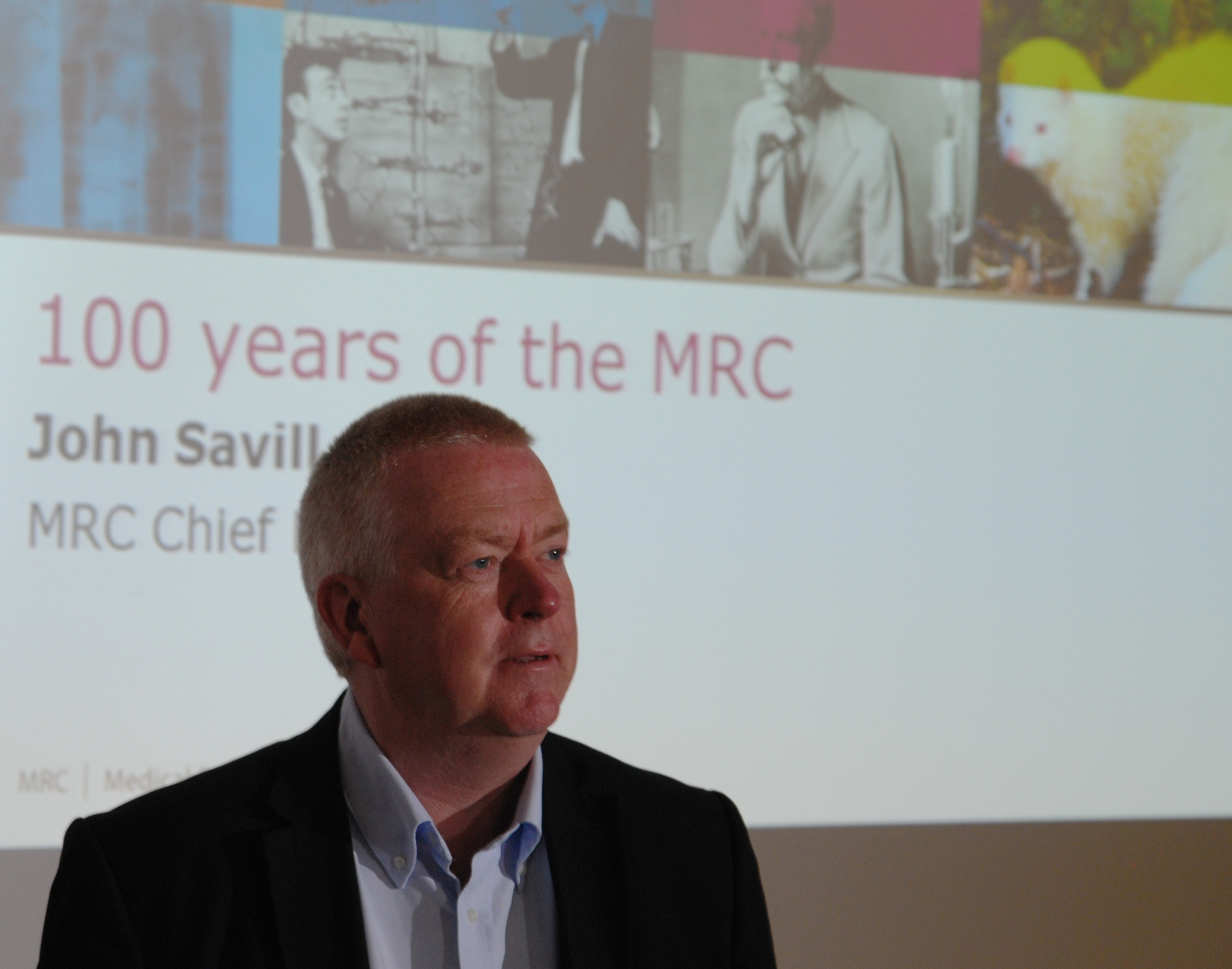 Sir John Savill marks MRC Centenary with MRC-PPU Presentation