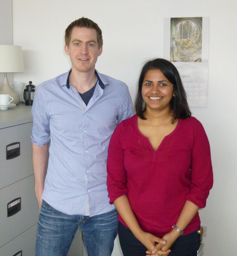 Dennis Castor and Nidhi Nair in Rouse Lab 'un-knot' a long-standing problem