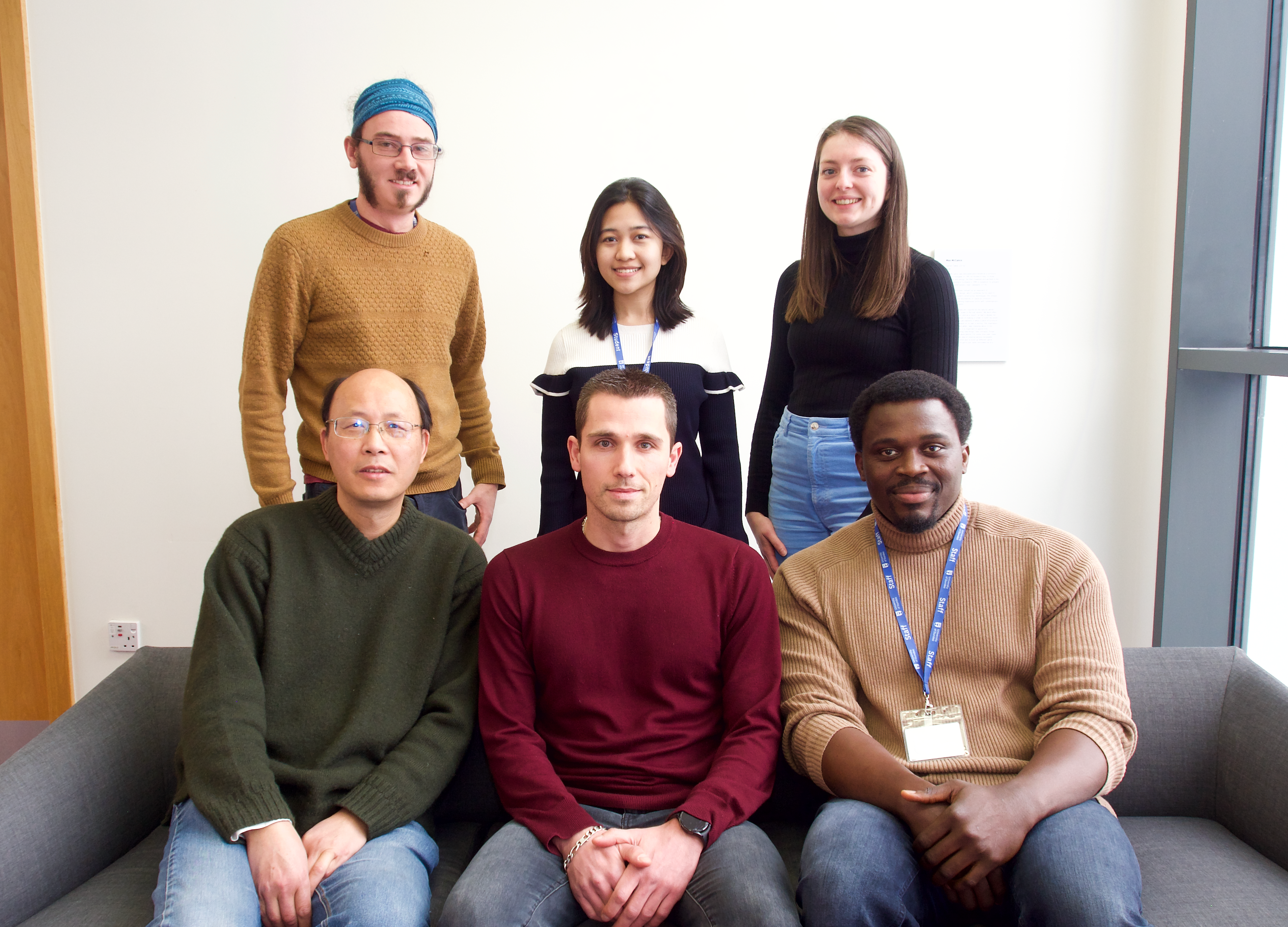 Back row (L-R): Thomas Williams, Aurellia Winaya, Ailsa Black.  Front Row (L-R) Zhi-Hui Chen, Adrien Rousseau, Ifeoluwapo Joshua 