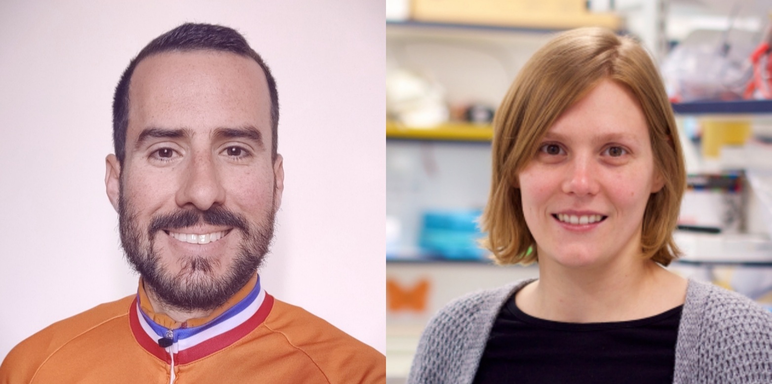 Dr Alejandro Brenes (GRE) and Dr Maud Vandereyken (MRC PPU)