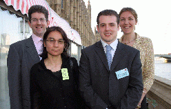 Luke Hesson at the House of Lords