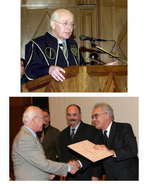 Philip at the University of Debrecen, Hungary Research Prize and Honorary Doctorate for Philip Cohen