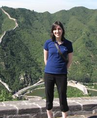 Fatema Rafiqi on the Great Wall of China Fatema Rafiqi publishes important paper on regulating blood pressure