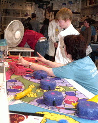 Helping out at the Edinburgh Science Festival