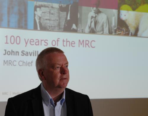 Sir John Savill Sir John Savill marks MRC Centenary with MRC-PPU Presentation