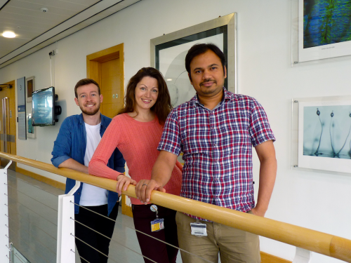 L-R: Andrew Waddell, Jevgenia Tamjar, and Atul Kumar