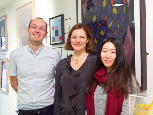 Photo  (left to right) Andrew Howden, Esther Sammler and Ying Fan.