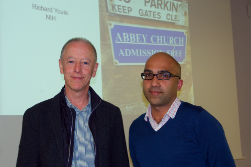 Richard Youle (left) and Miratul Muqit