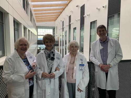 L-R: Moira Cardosi, Barbara Lynch, Liz Haughey, Paul Davies